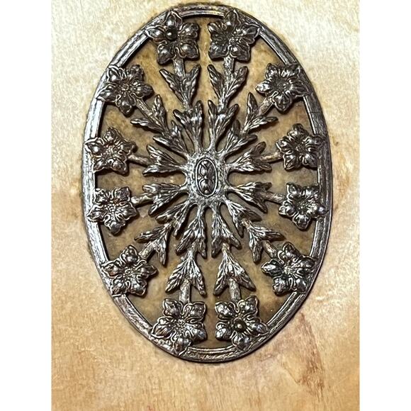 Vintage Victorian Hand-Held 14” Vanity ornate mirror - Picture 5 of 11